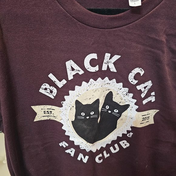 Bella Canvas Tops - Black Cat Fan Club T-shirt
